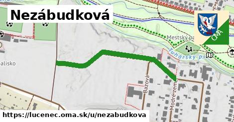 ilustrácia k Nezábudková, Lučenec - 422 m