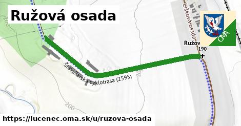 Ružová osada, Lučenec