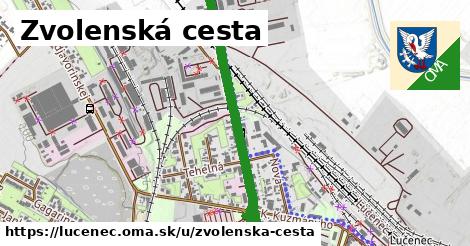 Zvolenská cesta, Lučenec