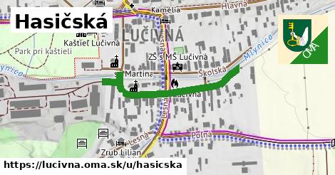 Hasičská, Lučivná