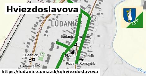 ilustrácia k Hviezdoslavova, Ludanice - 0,90 km