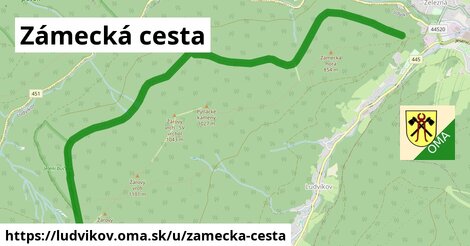 ilustrácia k Zámecká cesta, Ludvíkov - 6,1 km