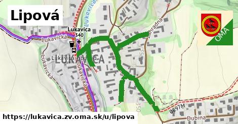 ilustrácia k Lipová, Lukavica, okres ZV - 677 m