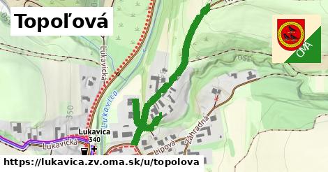 ilustrácia k Topoľová, Lukavica, okres ZV - 489 m