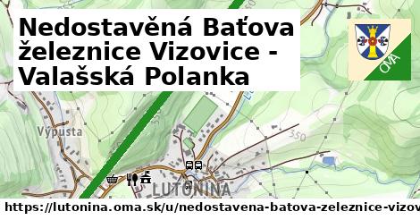 ilustrácia k Nedostavěná Baťova železnice Vizovice - Valašská Polanka, Lutonina - 2,5 km