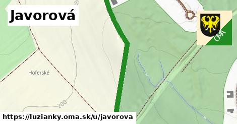 Javorová, Lužianky