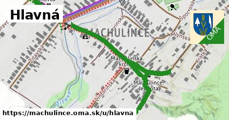 ilustrácia k Hlavná, Machulince - 0,80 km