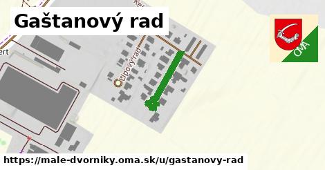 Gaštanový rad, Malé Dvorníky