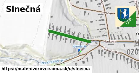 Slnečná, Malé Ozorovce