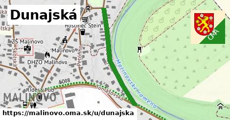 Dunajská, Malinovo