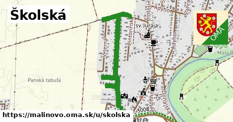ilustrácia k Školská, Malinovo - 1,09 km