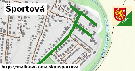 Športová, Malinovo