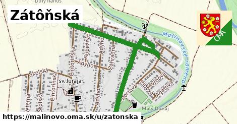 ilustrácia k Zátôňská, Malinovo - 1,41 km