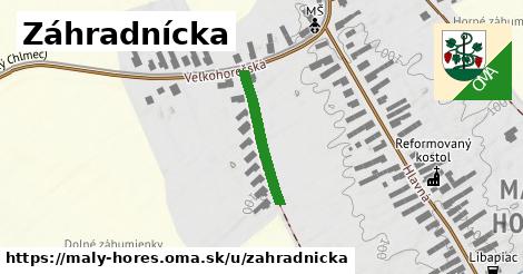 Záhradnícka, Malý Horeš