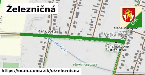 ilustrácia k Železničná, Maňa - 542 m