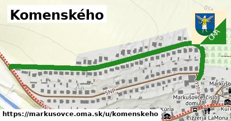 Komenského, Markušovce