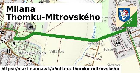 ilustrácia k Milana Thomku-Mitrovského, Martin - 1,23 km