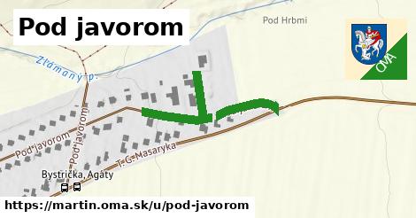 Pod javorom, Martin