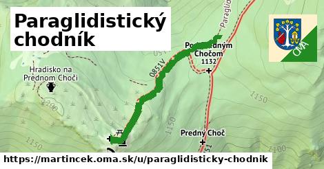 Paraglidistický chodník, Martinček