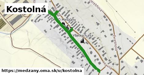 Kostolná, Medzany