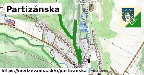 ilustrácia k Partizánska, Medzev - 0,94 km