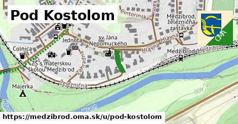 Pod Kostolom, Medzibrod