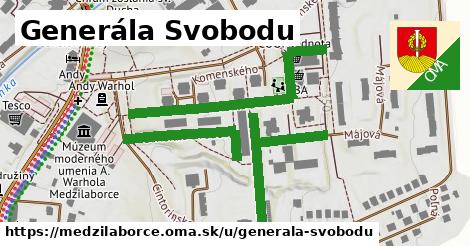 Generála Svobodu, Medzilaborce