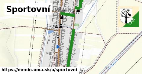 Sportovní, Měnín