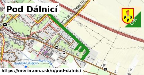 ilustrácia k Pod Dálnicí, Měřín - 0,84 km