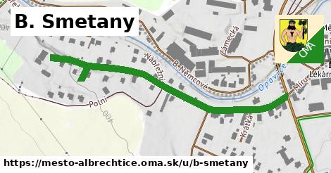 B. Smetany, Město Albrechtice