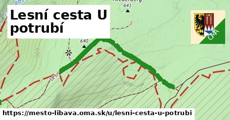 ilustrácia k Lesní cesta U potrubí, Město Libavá - 0,93 km