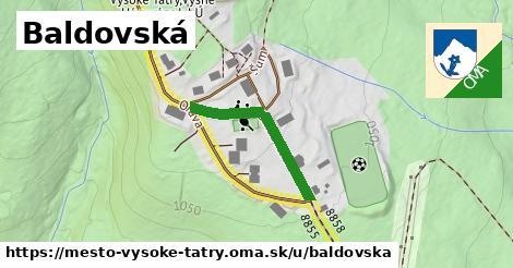 ilustrácia k Baldovská, mesto Vysoké Tatry - 250 m