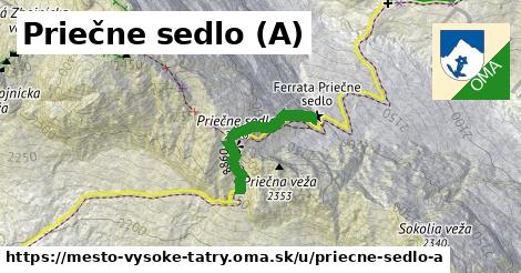 Priečne sedlo (A), mesto Vysoké Tatry