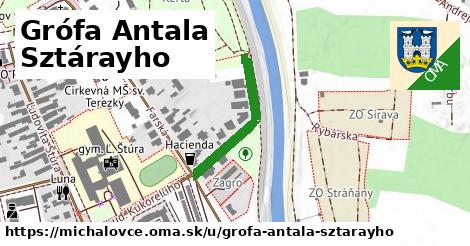 Grófa Antala Sztárayho, Michalovce