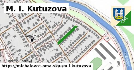 ilustrácia k M. I. Kutuzova, Michalovce - 140 m