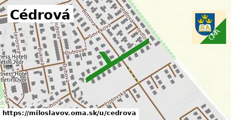 ilustrácia k Cédrová, Miloslavov - 291 m
