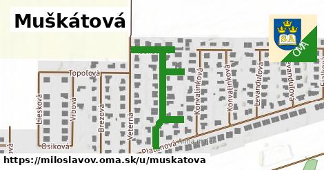 Muškátová, Miloslavov