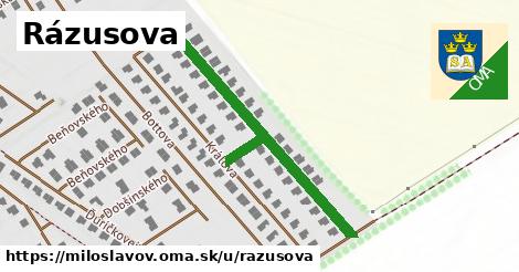 Rázusova, Miloslavov