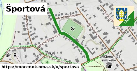 Športová, Močenok