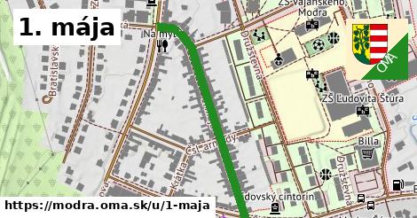 1. mája, Modra