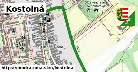 Kostolná, Modra