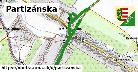 ilustrácia k Partizánska, Modra - 1,43 km