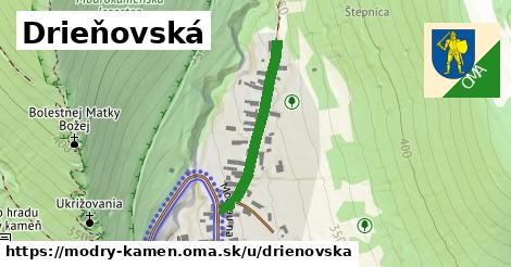 ilustrácia k Drieňovská, Modrý Kameň - 270 m