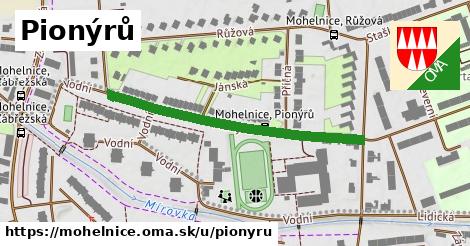 ilustrácia k Pionýrů, Mohelnice - 406 m