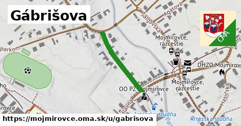 Gábrišova, Mojmírovce