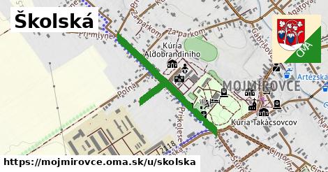 Školská, Mojmírovce