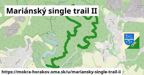 Mariánský single trail II, Mokrá-Horákov