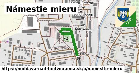 Námestie mieru, Moldava nad Bodvou