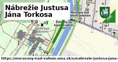 Nábrežie Justusa Jána Torkosa, Moravany nad Váhom