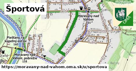 ilustrácia k Športová, Moravany nad Váhom - 577 m
